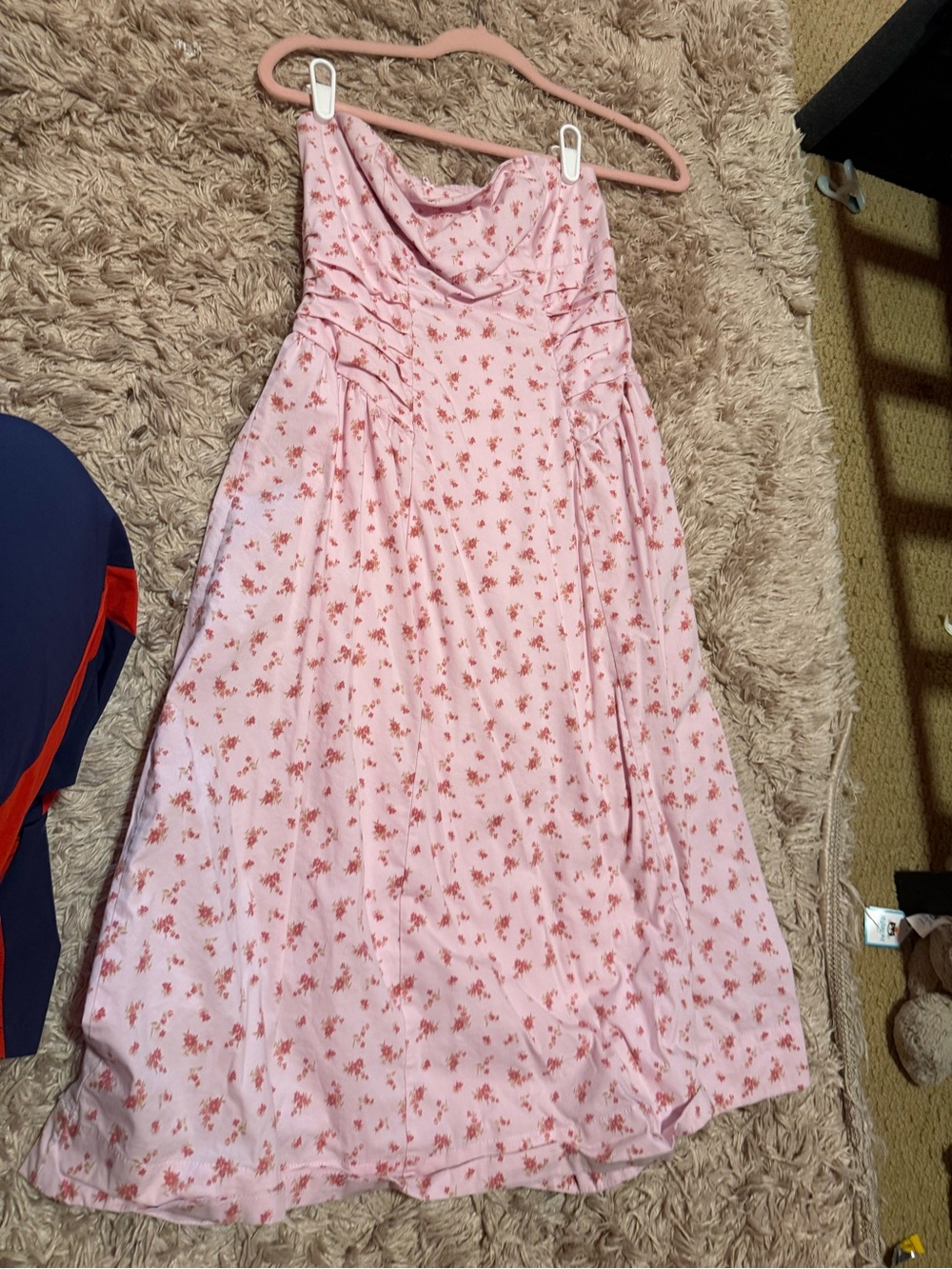wild fable Pink Floral Midi Dress